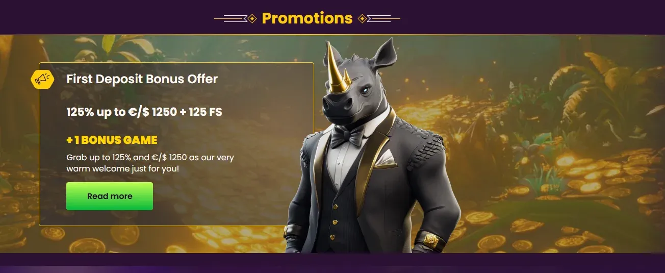 first deposit bonus